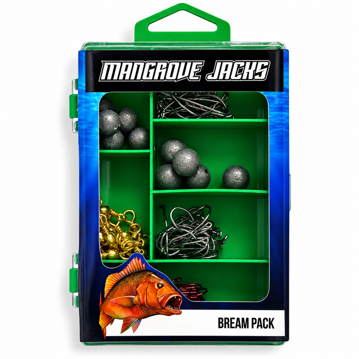 bream tackle box Mangrove Jacks Bream Fishing Pack | Hooks, Swivels, Sinkers