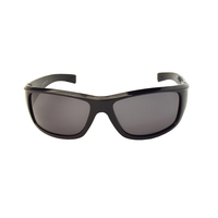 Rockos Eyewear UV400 Castaway C11 Black Frame/Smoke Lens