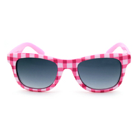 Kidz Sunglasses K056 C12 Pink Checkered Frame/Gradient
