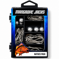 Mangrove Jacks Natives Fishing Pack | Hooks, Sinkers, and Tackle Box for Native Australian Fish