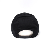 Rockos Caps - Black 6 Panel Blank