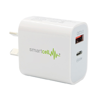 Qualcomm USB A & 20W PD Type C Wall Charger - Smartcell