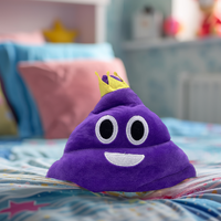Mini Mates Purple Poo Medium Plush Toy