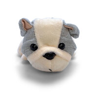 French Bulldog Keyrings Plush | Grey | 11 cm | Mini Mates