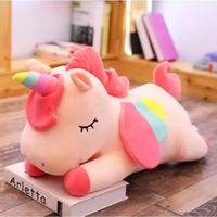 Sleepy Unicorn Large Plush | Pink | 27 cm | Mini Mates