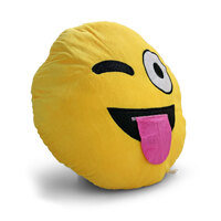 Cheeky Tongue Emoji Plush Pillow | 39.5 cm | Mini Mates