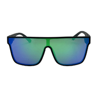 For Your Eyes Only | C21 | UV400 Protection | Sunglasses | Black Frame | Green Revo