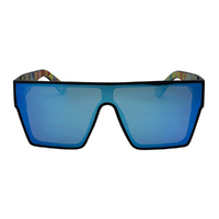 Live and Let Live | C18 | UV400 Protection | Sunglasses | Black Frame | Green Revo