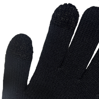 Rockos Black Winter Gloves