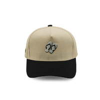 Rocko's Caps - Pluggers Black/Beige Two-Tone A Frame