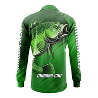 Fishing Shirt Murray Cod Green  - Available in a variety of Sizes