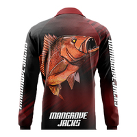 Mangrove Jacks Fishing Shirt Mangrove Jack Black Available in Various Sizes