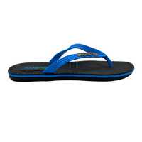 Platinum Weave Thongs | Black & Blue | Stylish Womens Woven Straps for All-Occasion Comfort | Rockos