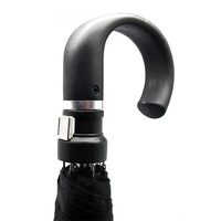 2 Fold Hook Umbrella - Black