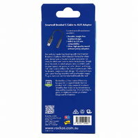 Braided C Cable to Aux adapter - Smartcell