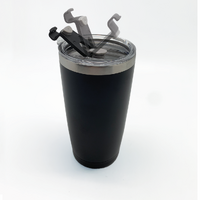 Black Insulated Drinking Cup