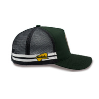 Rockos Outback Caps - Legend Double Plugger Olive Trucker Cap