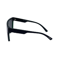 For Your Eyes Only | C21 | UV400 Protection | Sunglasses | Black Frame | Green Revo