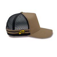 Rocko's Outback Caps - Blank Dark Beige Trucker Cap