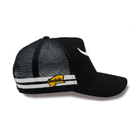 Rocko's Outback Caps - Longhorn Bull Black Trucker Cap