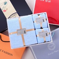 Velvet Towel Bath 3 Piece Gift Set