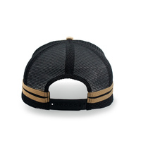 Rockos Outback Caps - Longhorn Bull Khaki Trucker Cap