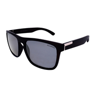 Rockos Eyewear Polarised Doc Holliday C1 Matte Black Frame/Smoke Lens