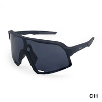 Rocko's UV400 Sunglasses Sumatra C11 Matte Black / Smoke