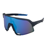 Rocko's UV400 Sunglasses Sumatra C18 Matte Black / Light Blue Revo