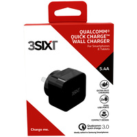 **DISCONTINUED** Qualcomm Quick Charge Wall Charger Dual Port USB - 3SIXT 