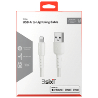 Tough USB-A to Lightning Cable 1.2m - 3SIXT