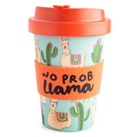 Llama Bamboo Travel Mug