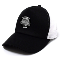 MJ Trucker Cap Black/White Black Logo OSFA
