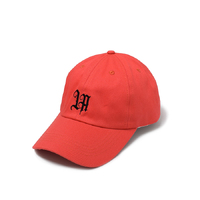 Rockos Caps - LA Logo Dad Cap Red/Black