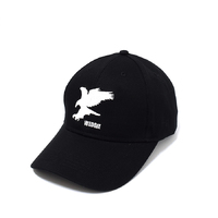 Rockos Caps - Wedgetail 6 Panel Black