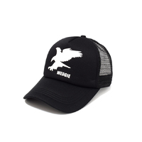 Rockos Caps - Wedgetail Trucker Black
