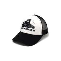 Rockos Caps - Size Matters Trucker Black/White