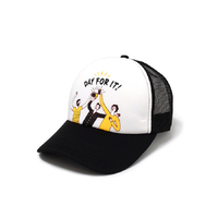 Rockos Caps - Day for it Trucker Black/White