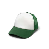 Rockos Caps - Green and White Trucker Blank