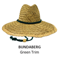 Bundaberg - Green - Rockos Straw Hat Platinum Range