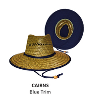 Cairns - Blue - Rockos Straw Hat Essential Range
