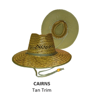 Cairns - Tan - Rockos Straw Hat Essential Range