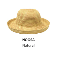 Rockos Straw Hat Mid Range - Noosa - Natural