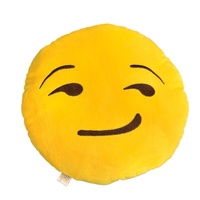 Smirk Emoji Plush Pillow | 39.5 cm | Mini Mates