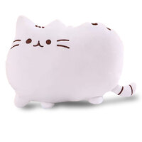 Cat Cushion Large Plush | White | 27 cm | Mini Mates