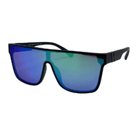 For Your Eyes Only | C21 | UV400 Protection | Sunglasses | Black Frame | Green Revo