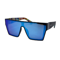 Live and Let Live | C18 | UV400 Protection | Sunglasses | Black Frame | Green Revo