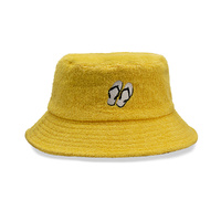 Rocko's Bucket Hats - Pluggers Yellow Terry Toweling Bucket M/L
