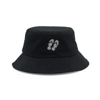 Rocko's Bucket Hats - Pluggers Black Cotton Bucket S/M