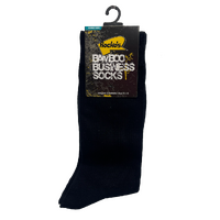 Rocko's Business Socks 6-11 Bamboo Black